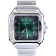 Cartier Santos Large 40mm Steel Green Dial Ref. WSSA0062 BOX PAPERS 2026