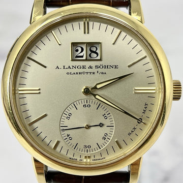 A. Lange & Söhne Langematik 37 mm Sax-O-Mat Yellow Gold Big Date Watch