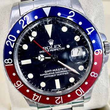 Rolex Gmt Master El Cornino PCG Black Pepsi Red Blue Bezel Vintage 1960s 1963