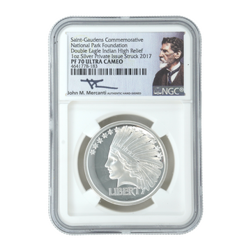 2017 Saint-Gaudens 3-piece set National Park Foundation Double Eagle Indian High Relief PF 70 ULTRA CAMEO