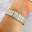 Cartier Santos Galbée 29mm Quartz Two Tone Steel 18K Yellow Gold White Roman Dial