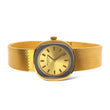 Patek Philippe Vintage Lady's Vintage 24mm Enamel Bezel 18K Yellow Gold Dial Manual Winding 1970s Ref 4124/1