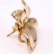 Pasquale Bruni Giardini Segreti 18K Rose Gold Diamond Earrings ITALY DESIGNER