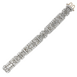 Tiffany & Co Antique Art Deco Diamond Bracelet 22 CT 950 Platinum Old European 7.25 Inch