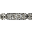 Tiffany & Co Antique Art Deco Diamond Bracelet 22 CT 950 Platinum Old European 7.25 Inch
