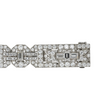 Tiffany & Co Antique Art Deco Diamond Bracelet 22 CT 950 Platinum Old European 7.25 Inch