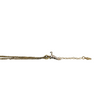 Antique Natural Oval Cut Citrine Necklace 14K & 22K Yellow Gold 15 Inches close up on the chain