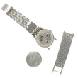 Audemars Piguet 31.5mm Ultra Thin 950 Platinum 1950's Manual Winding Art Deco Seven-Row Bracelet