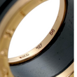 BVLGARI BULGARI B.zero1 Black Ceramic Band Ring 18K Yellow Gold Size 56 12 mm