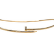 CARTIER Juste un Clou torque Necklace Small Model 18K Yellow Gold - Box, Papers