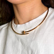 CARTIER Juste un Clou torque Necklace Small Model 18K Yellow Gold - Box, Papers