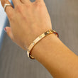 CARTIER Love 10 Diamonds Bracelet Classic Model 5.8 mm 18K Rose Gold Size 17 - Pouch, Service Papers