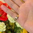 CARTIER Love 3 Diamonds Classic Model Ring 5.5 mm 18K Yellow Gold Size 62 Pouch, Service Papers