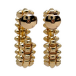 Cartier Clash de Cartier Small Model Hoop Earrings 18K Yellow Gold