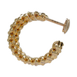 Cartier Clash de Cartier Small Model Hoop Earrings 18K Yellow Gold