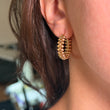 Cartier Clash de Cartier Small Model Hoop Earrings 18K Yellow Gold