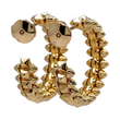 Cartier Clash de Cartier Small Model Hoop Earrings 18K Yellow Gold
