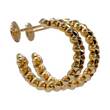 Cartier Clash de Cartier Small Model Hoop Earrings 18K Yellow Gold