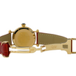 Cartier Diabolo 32mm 18K Yellow Gold White Roman Dial Quartz Leather Red Band Ref. 1420 0 Original Box and Papers Gold Deployment Buckle