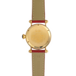 Cartier Diabolo 32mm 18K Yellow Gold White Roman Dial Quartz Leather Red Band Ref. 1420 0 Original Box and Papers Gold Deployment Buckle