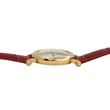 Cartier Diabolo 32mm 18K Yellow Gold White Roman Dial Quartz Leather Red Band Ref. 1420 0 Original Box and Papers Gold Deployment Buckle