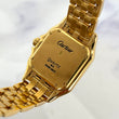 Cartier Panthère 22 18K Yellow Gold Factory Diamond Bezel White Roman Cream Dial Ref.866919