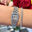 Cartier Panthère Mini Pave Diamond 18K White Gold Factory Original Diamonds Silver Dial Cartier Service Papers and Pouch 2026