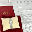 Cartier Panthère Mini Pave Diamond 18K White Gold Factory Original Diamonds Silver Dial Cartier Service Papers and Pouch 2026