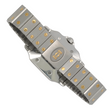 Cartier Santos Carree 29 mm Automatic Two-Tone White Roman Dial 18K Yellow Gold Steel Ref 1172961 SERVICED