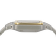 Cartier Santos Carree 29 mm Automatic Two-Tone White Roman Dial 18K Yellow Gold Steel Ref 1172961 SERVICED