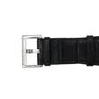 Cartier Tank Divan XL 38mm Automatic White Roman Dial Steel Black Leather Band REF 2612