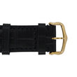 Cartier Tank Française Automatic 28mm 18K Yellow Gold White Roman Dial Black Leather Band Serviced