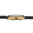 Cartier Tank Française Automatic 28mm 18K Yellow Gold White Roman Dial Black Leather Band Serviced