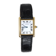 Cartier Tank Louis Cartier Extra Thin 18K Yellow Gold Manual Winding White Dial Deployment Buckle Original Pouch International Warranty Paperwork
