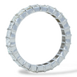 Contemporary 2.74 CT Emerald Cut Natural Earth Mined Diamond Eternity Band Classic Eternity Band 14K White Gold