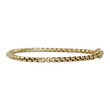 DAVID YURMAN Box Chain Bracelet 3.4 mm 18K Yellow Gold 7.5 Inches