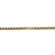 DAVID YURMAN Box Chain Bracelet 3.4 mm 18K Yellow Gold 7.5 Inches