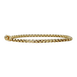 DAVID YURMAN Box Chain Bracelet 3.4 mm 18K Yellow Gold 7.5 Inches
