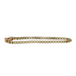 DAVID YURMAN Box Chain Bracelet 3.4 mm 18K Yellow Gold 7.5 Inches