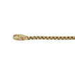 DAVID YURMAN Box Chain Bracelet 3.4 mm 18K Yellow Gold 7.5 Inches