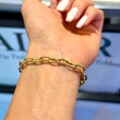 DAVID YURMAN DY Madison® Chain Bracelet 6 mm 18K Yellow Gold 6.75 Inches