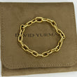 DAVID YURMAN DY Madison® Chain Bracelet 6 mm 18K Yellow Gold 6.75 Inches