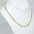 Vintage Natural Diamond Necklace 3 CT VS 17K Yellow Gold 15.85 Inches