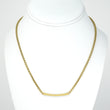 David Yurman Petite Pavé Diamond Metro Chain Necklace 18K Yellow Gold