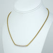 David Yurman Petite Pavé Diamond Metro Chain Necklace 18K Yellow Gold