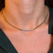 David Yurman Petite Pavé Diamond Metro Chain Necklace 18K Yellow Gold