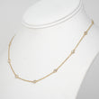 Diamond By The Yard Necklace 0.60 CT 14K Yellow Gold 16 Inches