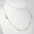 Diamond By The Yard Necklace 0.60 CT 14K Yellow Gold 16 Inches