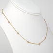 Diamond By The Yard Necklace 0.60 CT 14K Yellow Gold 16 Inches