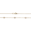 Diamond By The Yard Necklace 0.60 CT 14K Yellow Gold 16 Inches